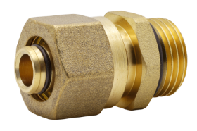 Nipelis kolektoriui FERRO N10ZORZL-C7NEW, 1/2″ × 1/2″, su jungtimi 16 × 2 mm , N10ZORZL-C7NEW