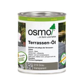 Aliejus terasoms OSMO Osmo 019, pilkas, 0,75 l