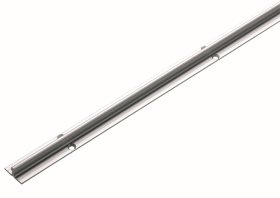Stumdomų durų bėgelis HETTICH SlideLine12, prisukamas, spl. sidabro, 2 m, 9111016
