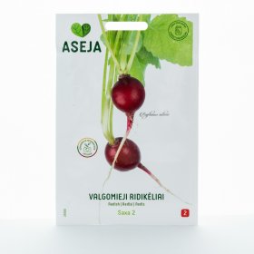 Daržovių sėklos, valgomieji ridikėliai Saxa 2, ASEJA, 2gr, 25500(2)