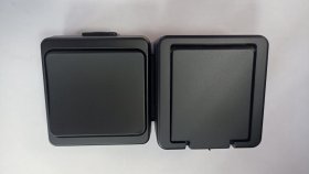 Blokas TIMEX, 1 klavišo jungiklis + 1 vietos kištukinis lizdas su įž., paviršinis, IP44, juodos sp., GWN-J CZ, A550340041