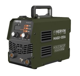 Suvirinimo aparatas HERVIN TOOLS+, 3in1, 20-120 A, Ø1,6-3,2 mm, 5 kW, LCD ekranas, MAG2-120A