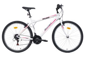 Dviratis MTB MILANO, moteriškas, 18 pavarų, 26 dydis