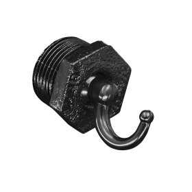 Kabliukas RUSTICLINE, 3/4", RT-76, juodos sp., 2 vnt.
