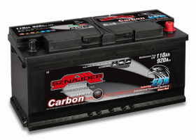 Akumuliatorius SZNAJDER START-STOP CARBON EFB 12 V, 110 Ah, 920 A, EN