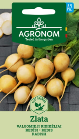 Daržovių sėklos, AGRONOM Ridikėliai valgomieji ZLATA, 3 g.