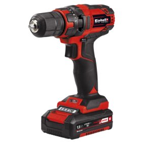 Akumuliatorinis gręžtuvas EINHELL TC-CD, 18/35 Li, 1 akumuliatorius Li-ion 18V/1,5 Ah, svori 1,37 kg