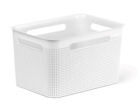 Daiktadėžė ROTHO Brisen, 16 l, baltos sp.