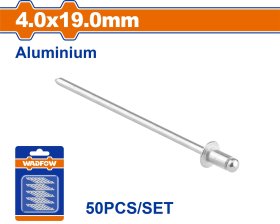 Kniedės WADFOW, 4,0x19,0 mm, 50 vnt. WREZK24