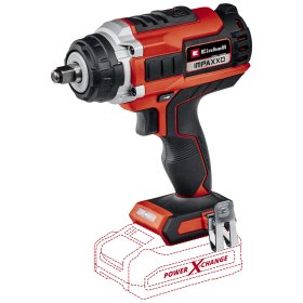 Akumuliatorinis smūginis veržliasukis EINHELL Impaxxo 18/450, 18 V, 1/2" jungtis, bešepetėlis variklis, maks. sukimo momentas 400 Nm, be akumuliatorių ir kroviklio