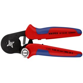 Laidų antgalių užspaudimo replės KNIPEX, 0,08 -10+16 mm²