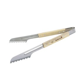 Grilio žnyplės BARBECOOK, medinė rankena, 40 cm