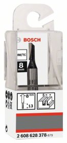 Pirštinė freza BOSCH HM, B=5 mm, l=13 mm, kotas 8 mm