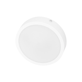 Montuojamas šviestuvas panelė TOPE Timor, 12W, 1140lm, 4000K, IP40, apvali, paviršinė, baltos sp.