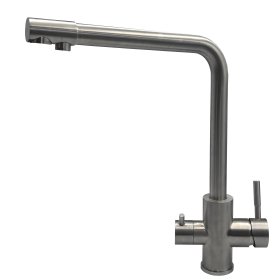 Plautuvės maišytuvas 170595, dviejų rankenų, su pajungimu filtruotam vandeniui, 170595