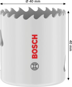 Bimetalinė gręžimo karūna BOSCH, 40 mm