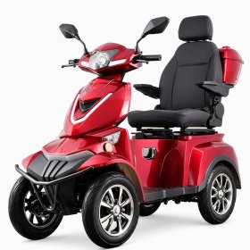 Elektrinis skuteris EKOMOTO Vista-K3, Raudonas, 20 Ah švino baterija