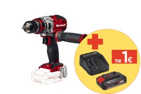Akumuliatorinis gręžtuvas EINHELL TE-CD 18, Solo, 18 V, Li-ion, be akumuliatoriaus ir kroviklio