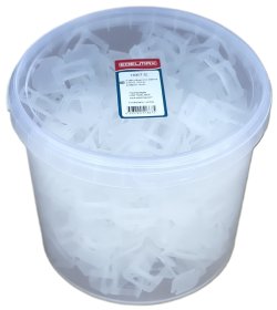 Plytelių išlyginimo sistema EDELMAX, 1 mm, inkarų 300 vnt., plytelių aukštis 5-14mm
