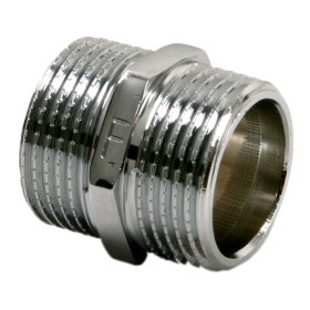 Sujungimas, chromuotas FERRO, 3/8'', išorė/išorė