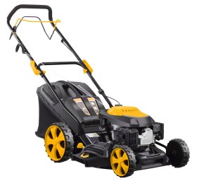 Savaeigė benzininė vejapjovė HERVIN GARDEN+ S463VHY-T6, variklis 146 cm³, EURO V, 2,6 kW, pjovimo plotis 457 mm, aukštis 25-70 mm, 4in1,rinktuvo talpa 50 l.