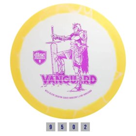 Diskgolfo diskas DISCMANIA S-Line Fhorizon Vanguard, white/yellow