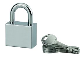 Pakabinama spyna THIRARD, 4 raktai, plieninė, nikeliuota, 40 mm, 895515