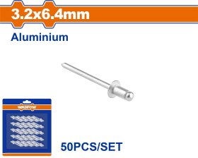 Kniedės WADFOW, 3,2x6,4 mm, 50 vnt. WREZK11
