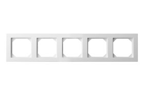 Rėmelis LIREGUS Epsilon, 5 vietų, baltos sp., K14-245-05 .E/B 