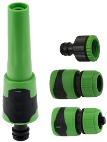Jungčių komplektas HERVIN GARDEN MY-622, su purškimo antgaliu, 1/2" jungtis; 1/2" jungtis su vožtuvu; 1/2"-3/4" čiaupo jungtis
