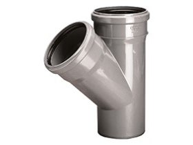 Trišakis WAVIN Optima PVC, d110 x 50/45 206020360