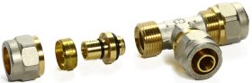 Trišakis GENERAL FITTINGS, d18 x 18 x 18, užveržiamas/užveržiamas/užveržiamas 88.04.530