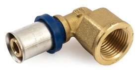 Presuojama alkūnė GENERAL FITTINGS, d26-3/4", vidinis sriegis