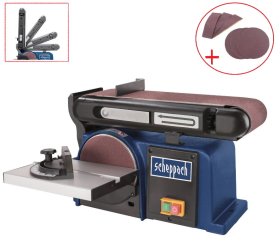 Šlifavimo staklės SCHEPPACH BTS900 su 3 šlifavimo juostomis ir diskais