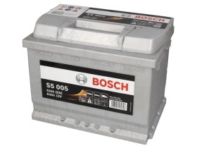 Akumuliatorius BOSCH S5 Silver, 12 V, 63 Ah, 610 A, 242 × 175 × 190 mm, starterinis, rūgštinis
