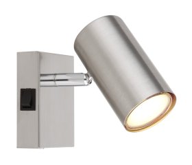 Kryptinis šviestuvas GLOBO Robby, GU10, 1 x 25W, 230V, chromo sp., 70x100x120 mm