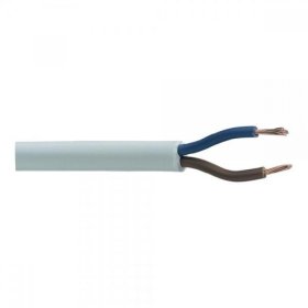 Instaliacinis kabelis LIETKABELIS Omy 300/300V 2*1,5, (BVV-LL) apvalus daugiagyslis (rul 5m)