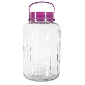 Užsukamas stiklainis, 8 l, su rankena