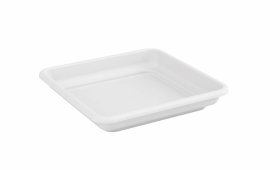 Plastikinė lėkštutė MEGA, baltos sp., 29 x 29 x 5 cm.