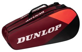 Krepšys tenisui DUNLOP CX CLUB 6, black/red