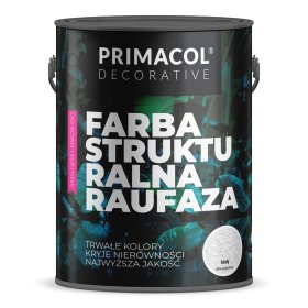 Struktūriniai dažai PRIMACOL Raufaza, 5 l, sienoms ir luboms