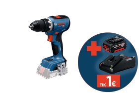 Akumuliatorinis suktuvas BOSCH Professional GSR 18 V-65 SOLO, 18 V, be akumuliatoriaus ir kroviklio, 06019N3200