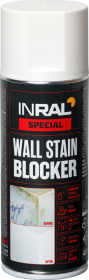 Aerozoliniai dažai INRAL WALL STAIN BLOCKER, balta sp., matinė, 400ml