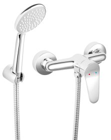 Dušo maišytuvas FERRO Abba, su dušo komplektu, chromuotas, BAB77