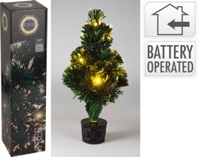 Kalėdinė LED dekoracija Eglutė, 22 x 22 x 45 cm, be baterijų