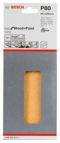 Šlifavimo lapeliai BOSCH C472, 93x230, K80,10 vnt.