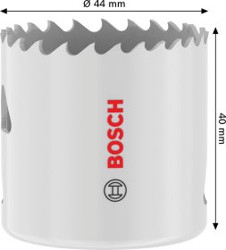 Bimetalinė gręžimo karūna BOSCH, 44 mm