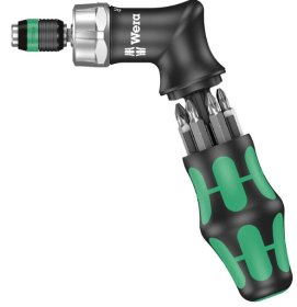 Atsuktuvo rankena WERA KRAFTFORM KOMPAKT RA, su antgalių komplektu