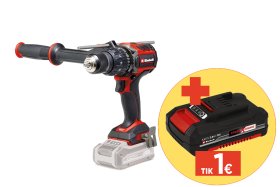 Akumuliatorinis smūginis gręžtuvas EINHELL TP-CD 18/120 Li-i BL - Solo, 18 V, bešepetėlis variklis, maks. sukimo momentas 120 Nm, be akumuliatorių ir kroviklio