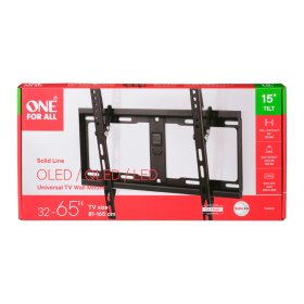 Televizoriaus laikiklis ONE FOR ALL SOLID TILT WM4421, 32-65 colių, VESA 400